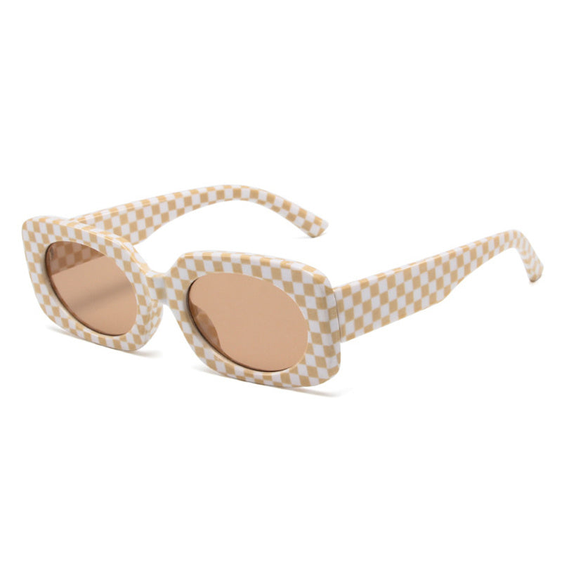 Rectangle Sunglasses For Women Men Hiphop Anti Glare Glasses UV400