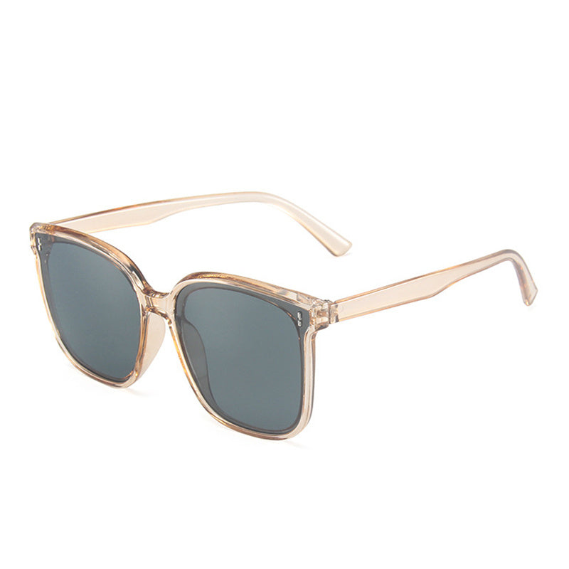 Square Frame Sunglasses Rivet UV400 Sun Shades Glasses for Driving