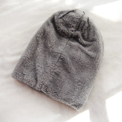 Winter Fleece Outdoor Windproof Ear Muff Head Cap Warm Plush Hat