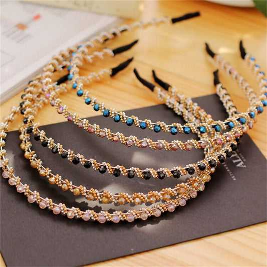 Crystal Hair Band Head Band Anti Slip Hair Clip
