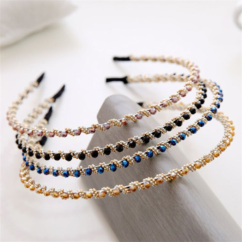 Crystal Hair Band Head Band Anti Slip Hair Clip