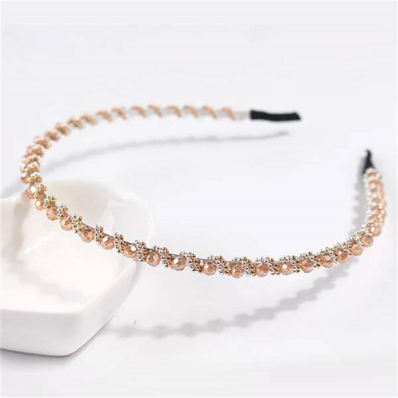 Crystal Hair Band Head Band Anti Slip Hair Clip