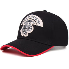 Skull Ghost Embroidery Baseball Cap Cartoon Hip Hop Adjustable Dad Hat