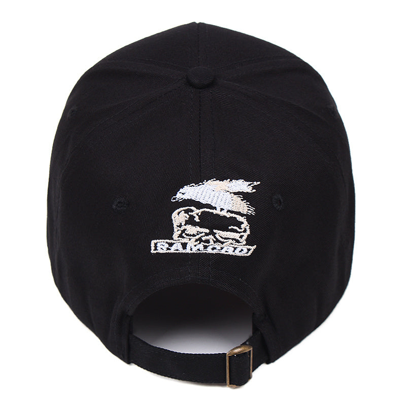 Skull Ghost Embroidery Baseball Cap Cartoon Hip Hop Adjustable Dad Hat