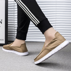 Men's Canvas Non Slip Loafers Soft Sole Comfort