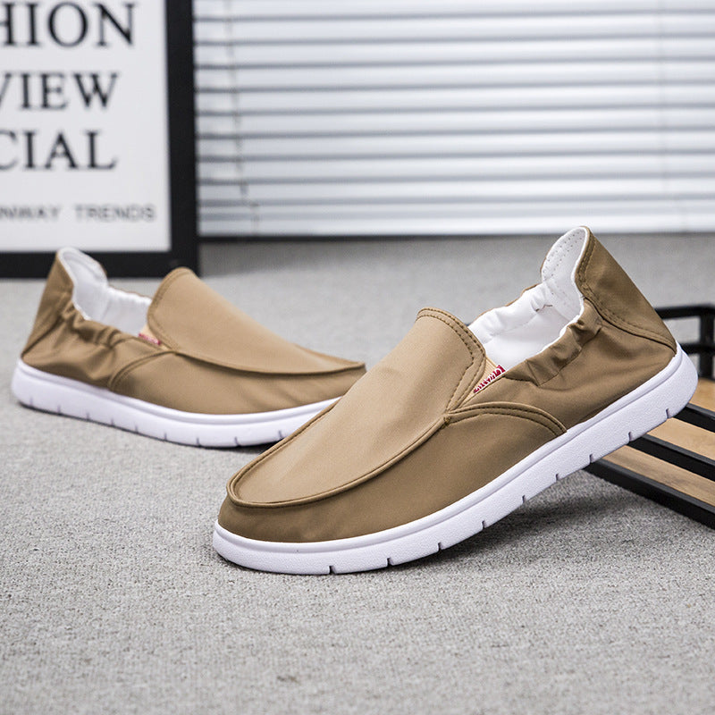 Men's Canvas Non Slip Loafers Soft Sole Comfort