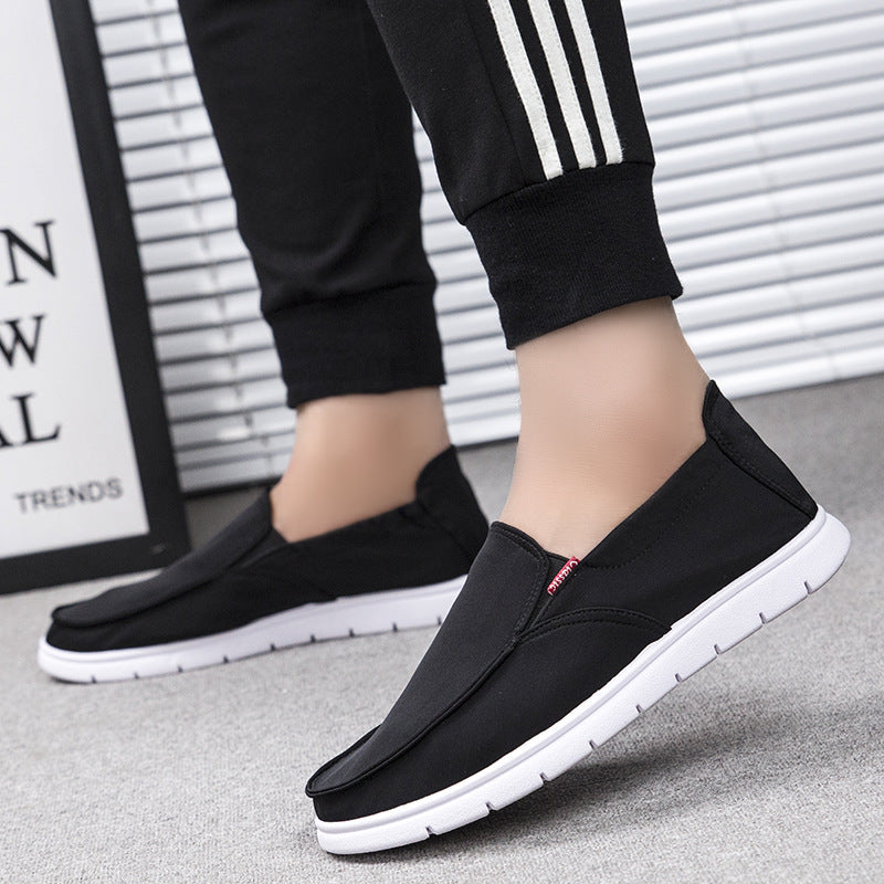Men's Canvas Non Slip Loafers Soft Sole Comfort