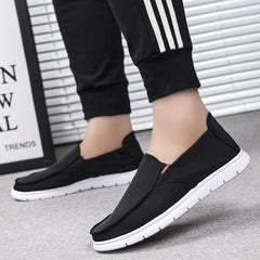Men's Canvas Non Slip Loafers Soft Sole Comfort