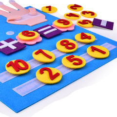 Kindergarten Math Fun Felt Board Finger Numbers Counting Toy