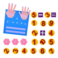 Kindergarten Math Fun Felt Board Finger Numbers Counting Toy