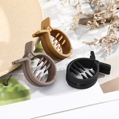 Solid Small Hairgrips Girl Crab Hair Clip Ponytail Comb Barrette