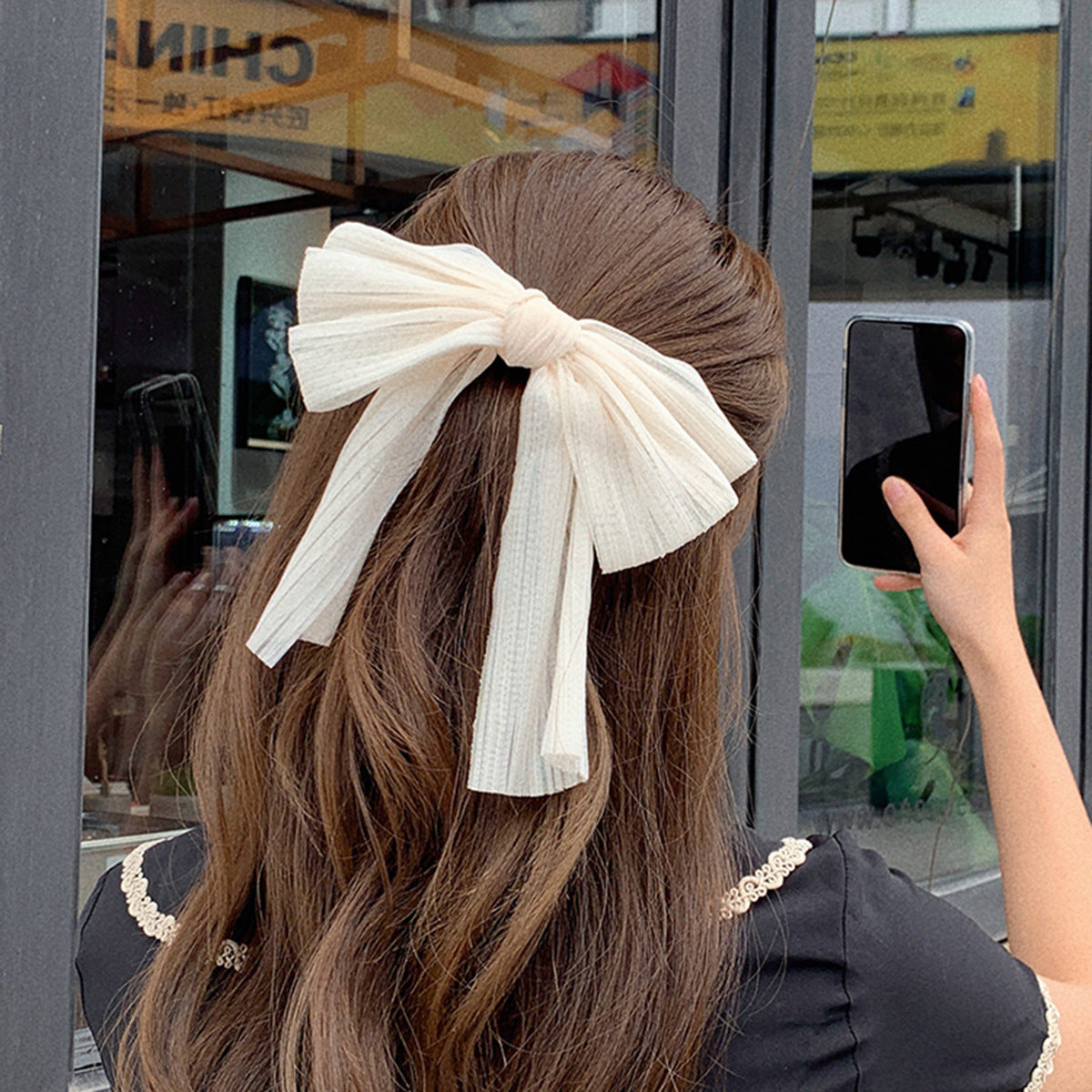 Bow Hairpin Women's Streamer Hairpin Hair Accessories