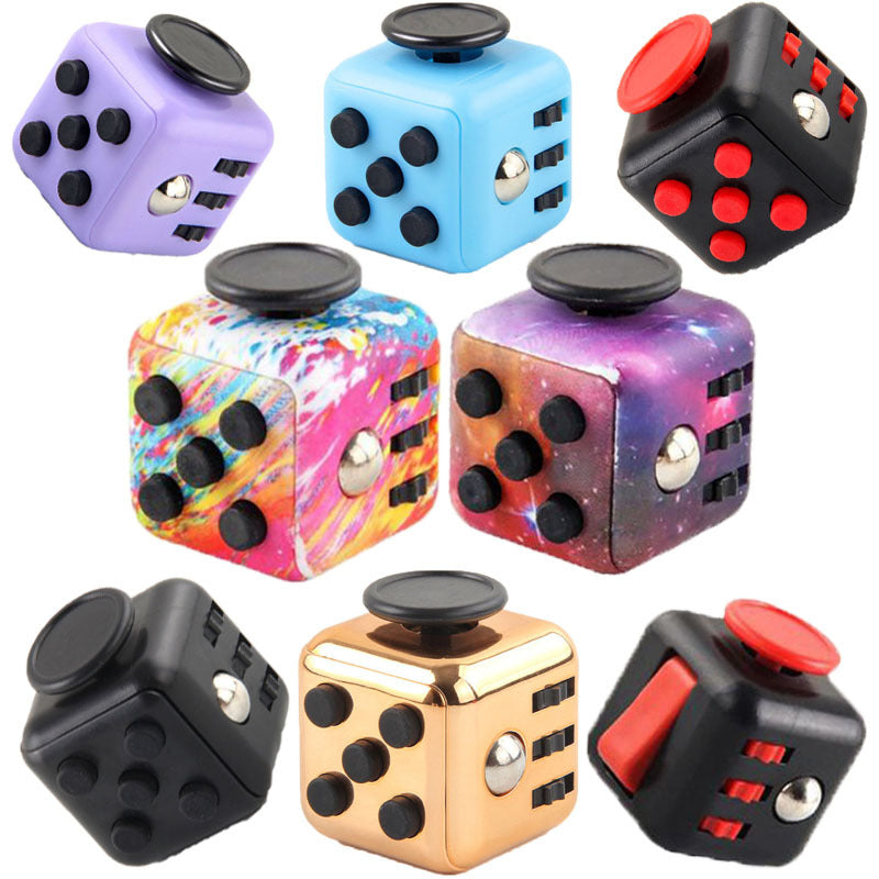 Anti Stress Relief Toy Cube Fidget Toys Kids Anxiety Adults Decompression Dice