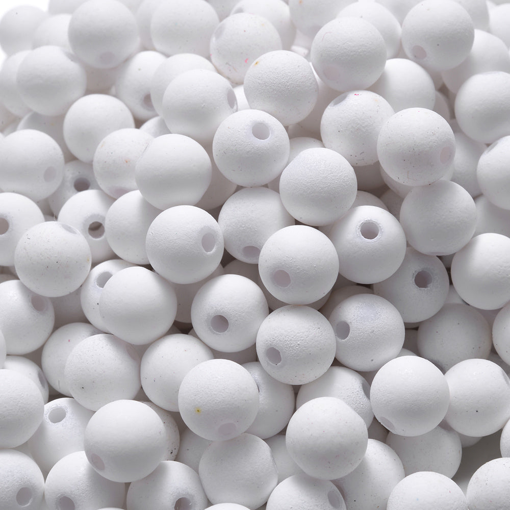 100pcs 6mm Acrylic Christmas Beads Mix Spacer Jewelry Beads