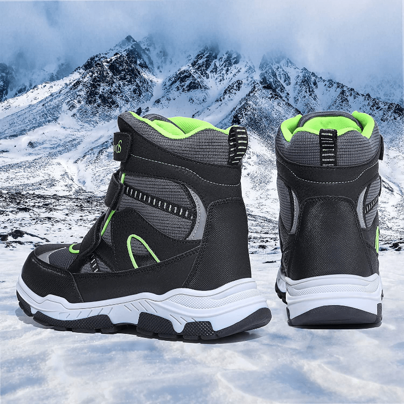 Kids Snow Boots Winter Walking Boots Outdoor Non Slip Climbing Shoes