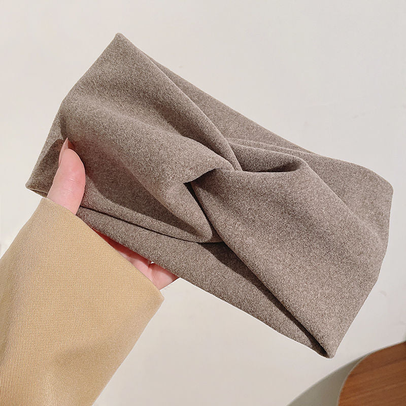 Solid Wideband Hairband for Women