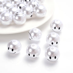 10pcs 16mm Acrylic Beads Pearl Round Spacer Beads Jewelry Making DIY