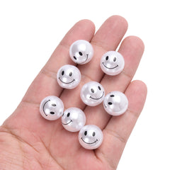 10pcs 16mm Acrylic Beads Pearl Round Spacer Beads Jewelry Making DIY