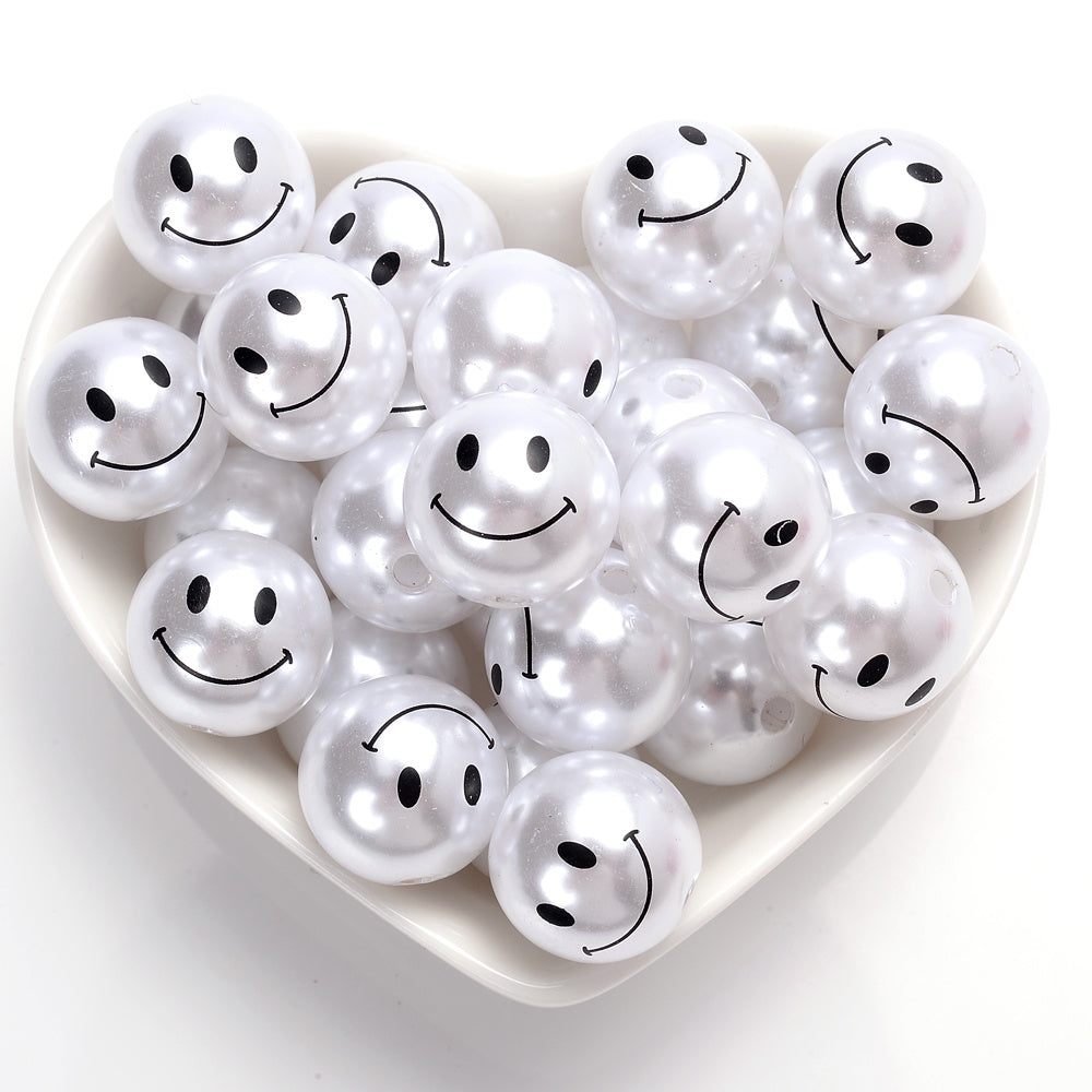 10pcs 16mm Acrylic Beads Pearl Round Spacer Beads Jewelry Making DIY