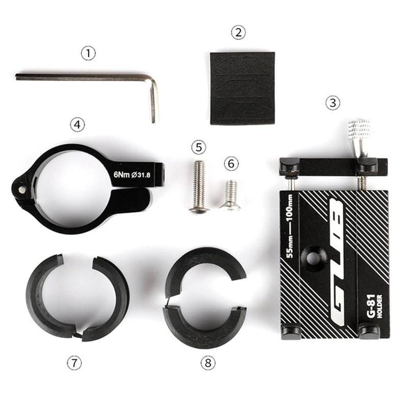 Aluminum Bike Phone Mount for Safe Riding