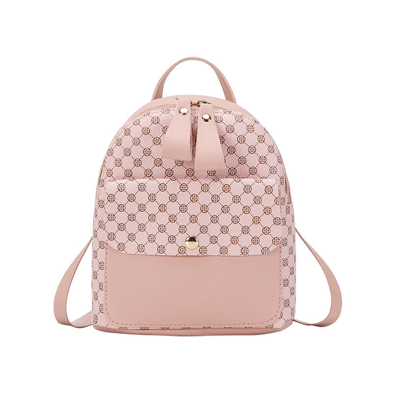 Geo Pattern Small Backpack for Work & School