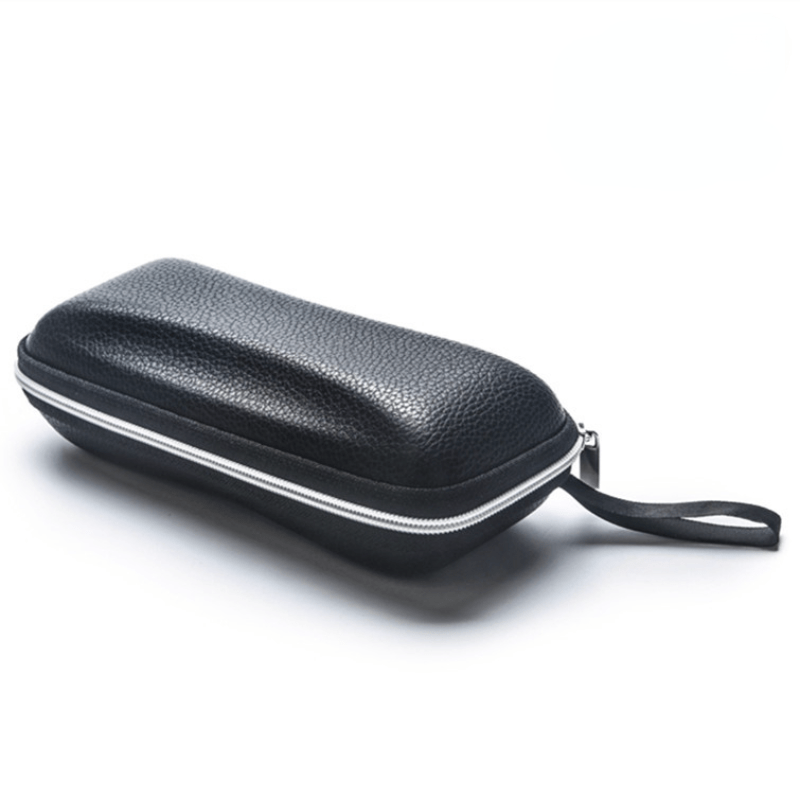 Leather Zipper Glasses Case Sports Sunglasses Portable Travel Eyeglasses Cases