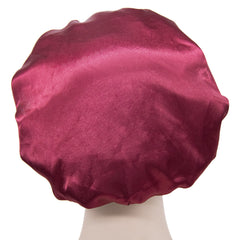 Satin Bonnet for Nighttime Sleeping & Showering