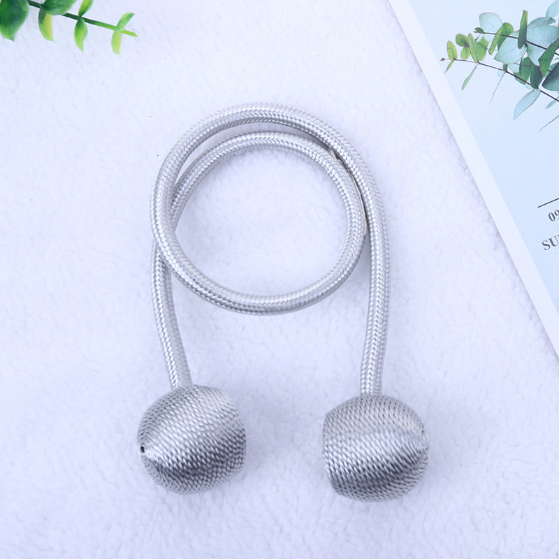 2pcs Magnetic Ball Curtain Tiebacks Holdbacks Clips Hook Holder Home Decor