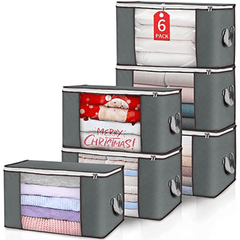 Large Capacity Storage Bag Zipper Dustproof Organizer Foldable Clothes Box