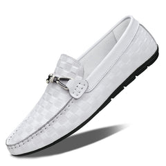 Men's Plaid Loafers Sneakers
