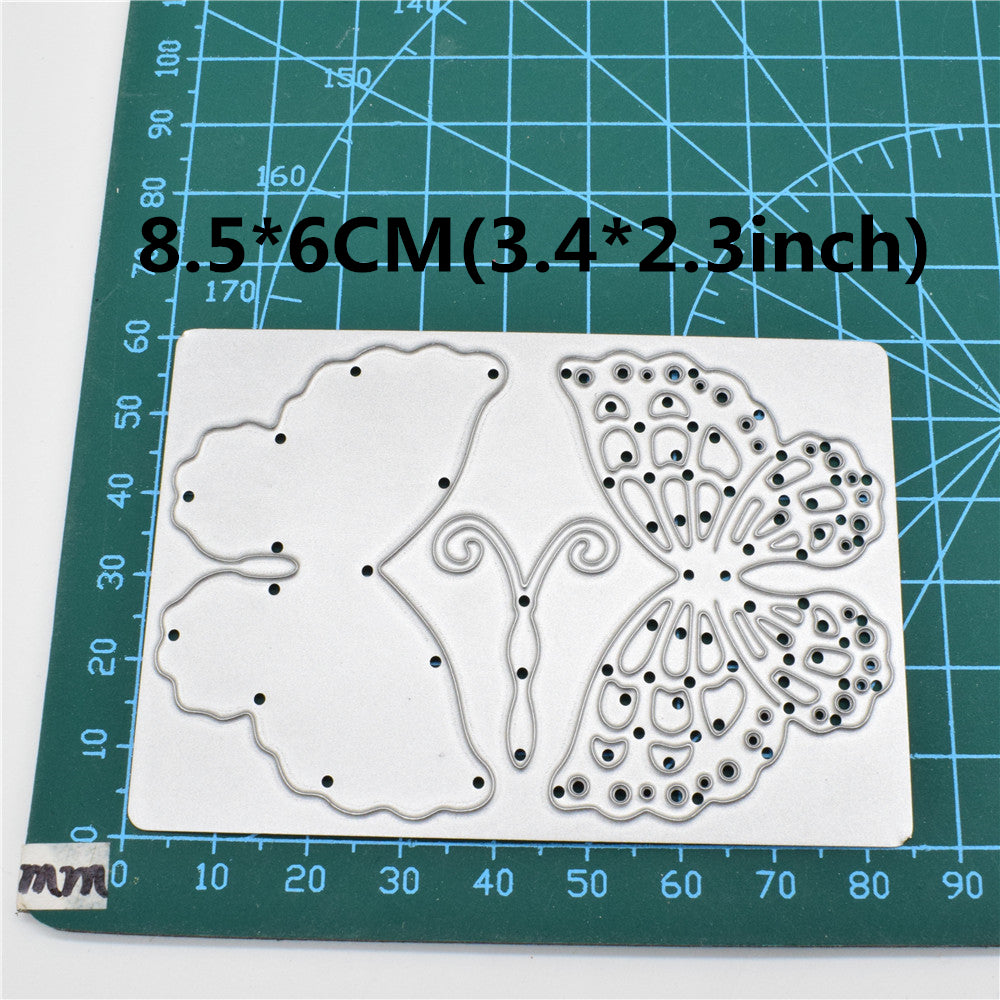 Double Layer Butterfly Metal Cutting Dies Animal Stencil For DIY Card Making