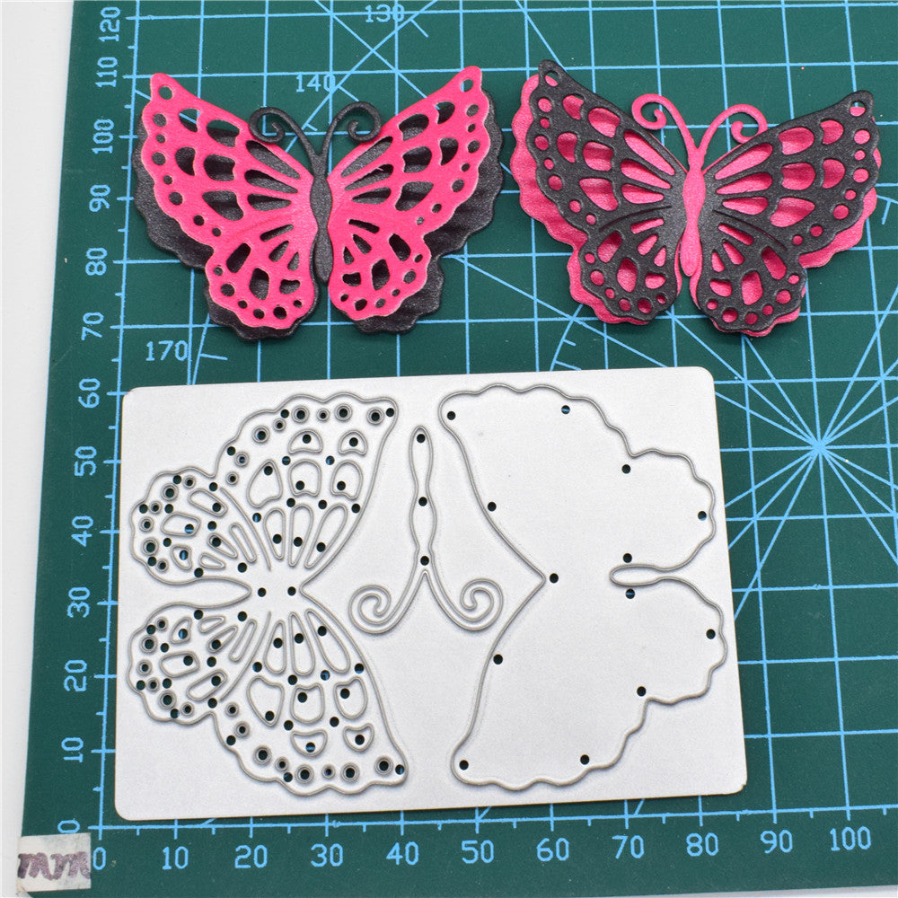Double Layer Butterfly Metal Cutting Dies Animal Stencil For DIY Card Making