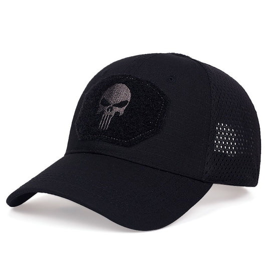 Men's Skull Pattern Tactical Baseball Caps with Camouflage Military Style