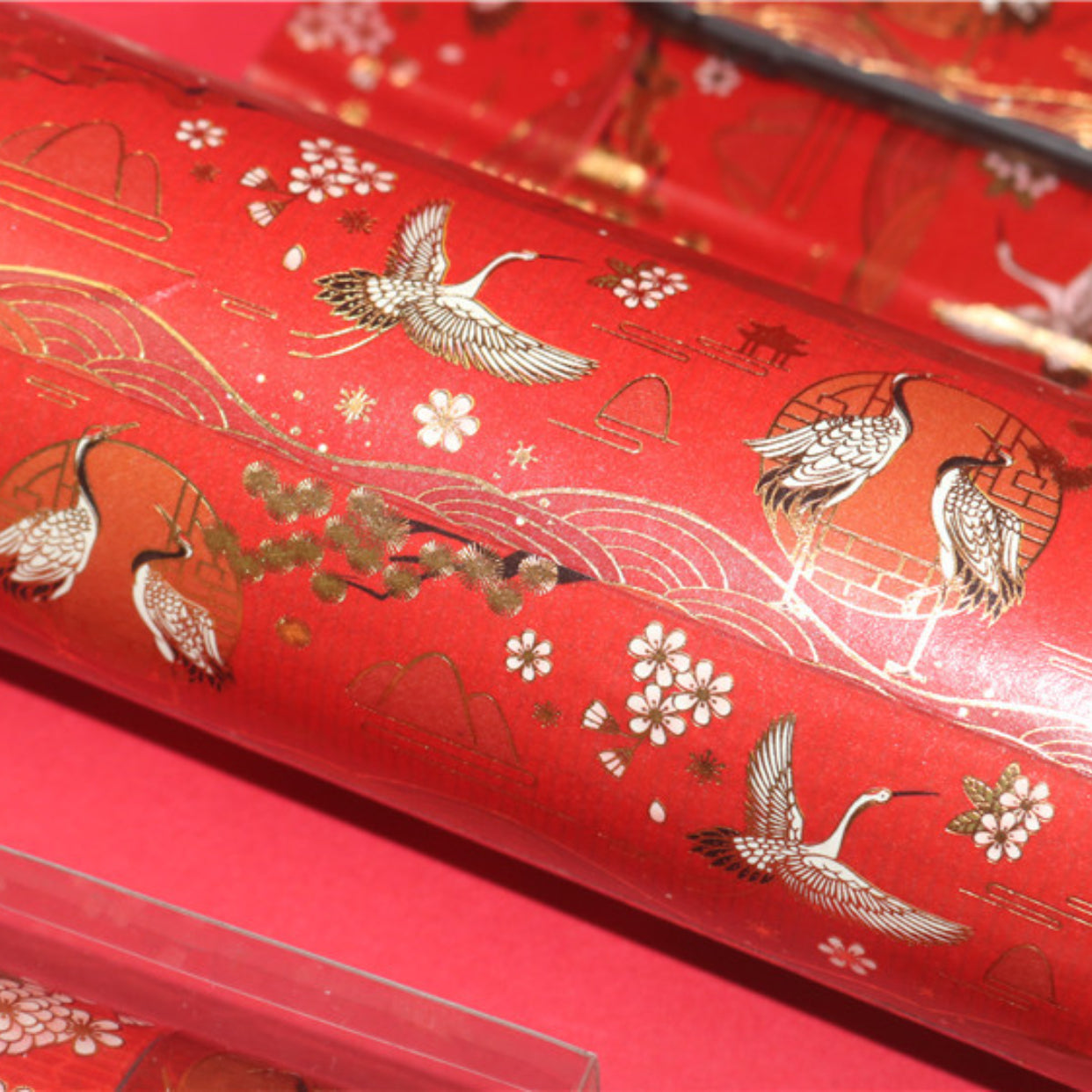Bird Tape Crane Cherry Flower Pattern Decorative Tapes