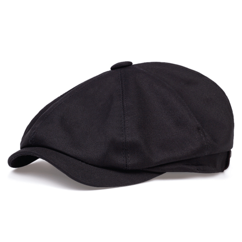 1pc Unisex Cotton Beret Retro Octagonal Hat