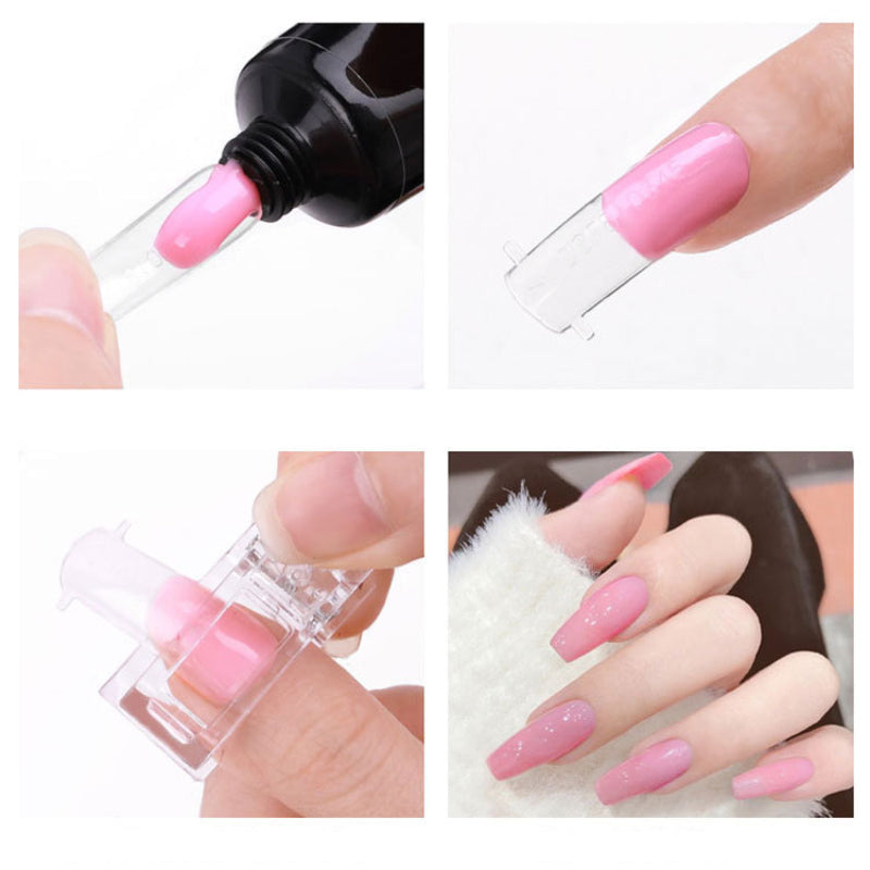 5 Pcs Nail Extension Clips Quick Building Fingernail Forms Tips Tools