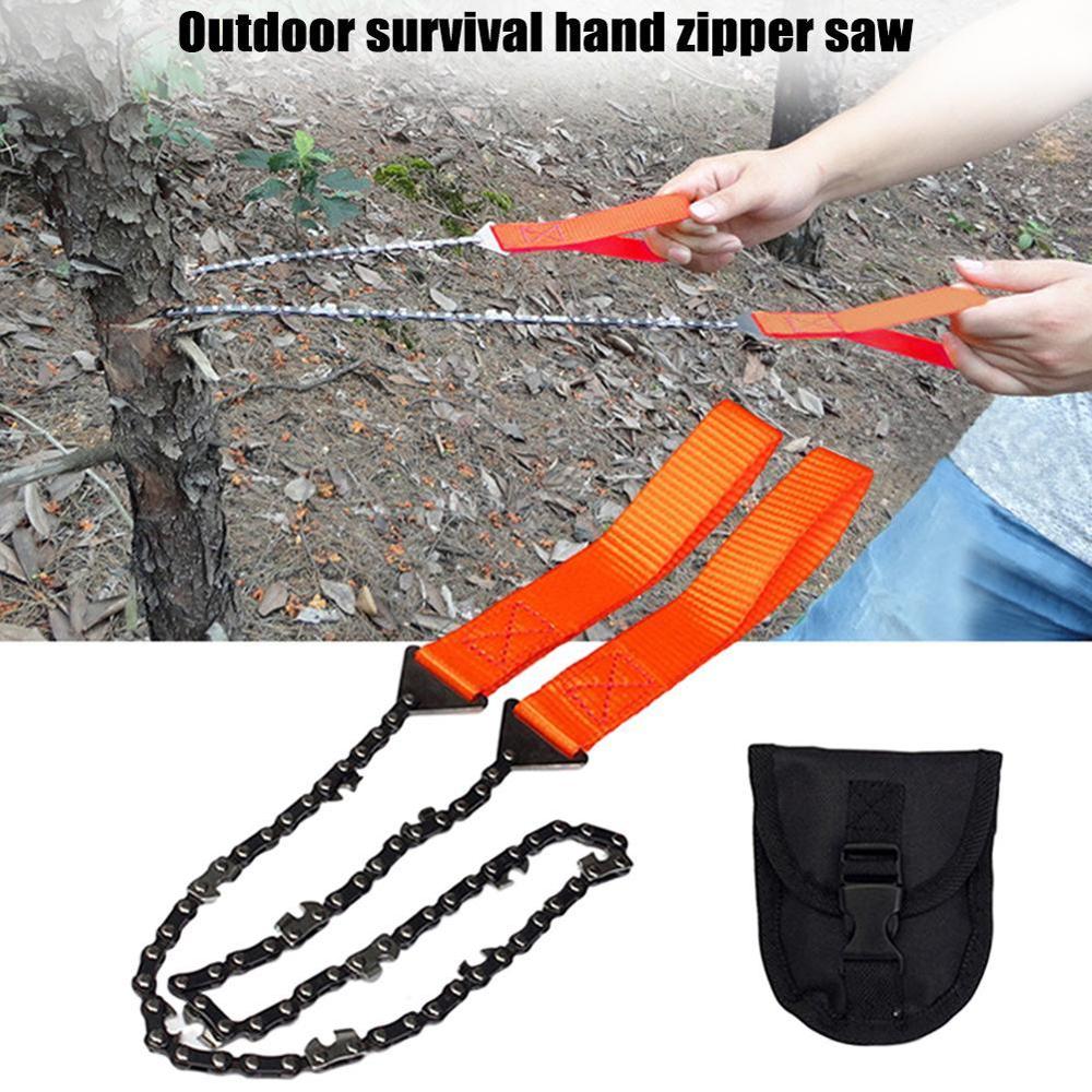 Pocket Chainsaw Outdoor Survival Hand Chainsaw Emergency Kit