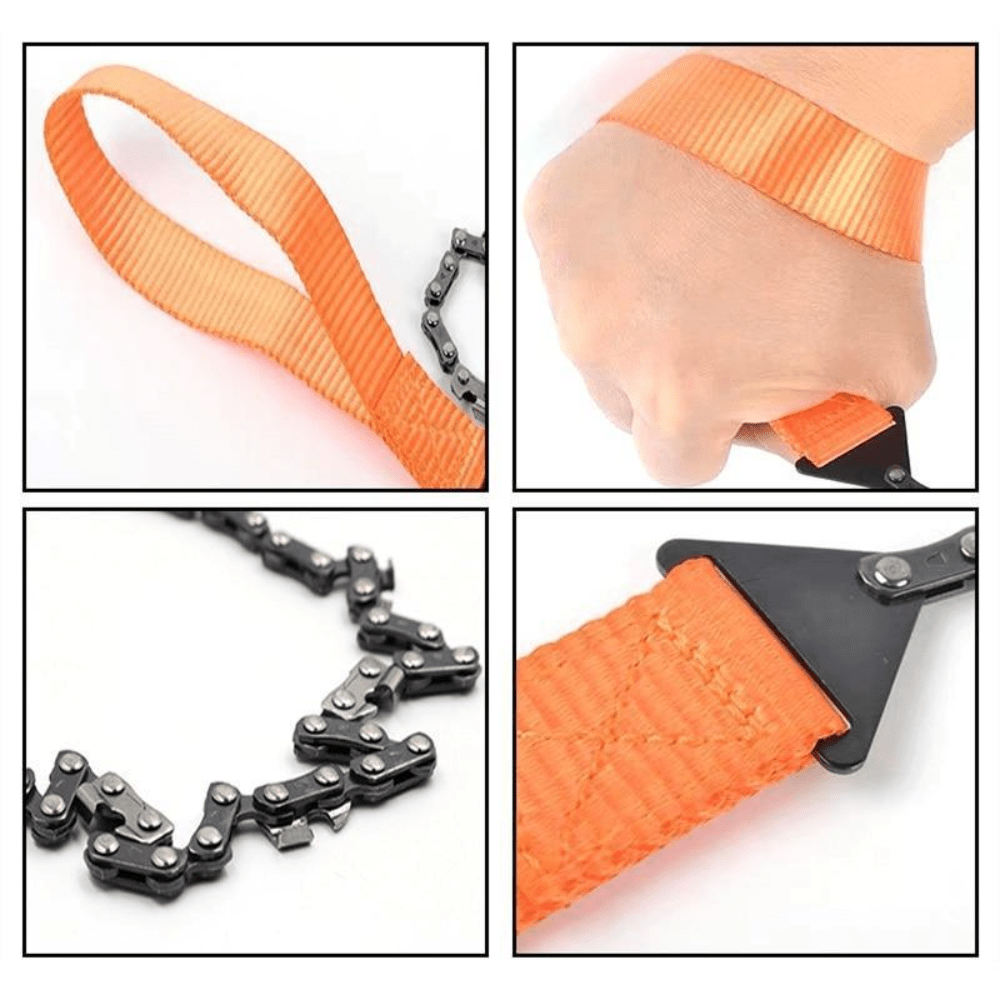 Pocket Chainsaw Outdoor Survival Hand Chainsaw Emergency Kit