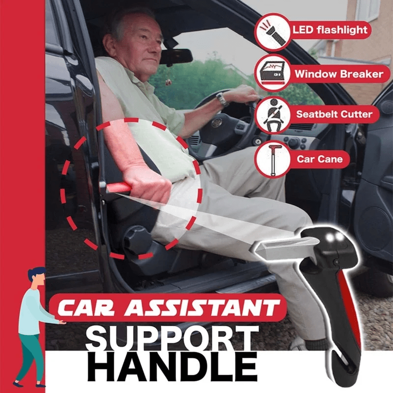 Car Safety Handle Door Aider Handles Assist Door Safety Hammer Bar