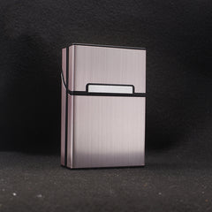 Mini Waterproof Men's Tobacco Box 20 Capacity Magnetic Lace Metal Material