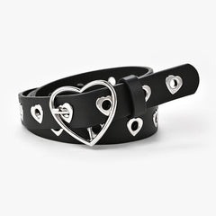 Heart Buckle Decoration Belt Women's Jeans Belt