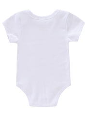 Newborn Infant Romper Letter Print Short Sleeve Bodysuit For Baby Girls