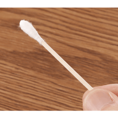 100pcs Wooden Stick Double Head Swab Sanitary Beauty Stick