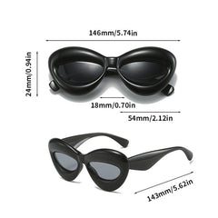Inflated Frame Sunglasses UV400 Protection