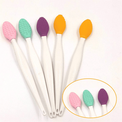 Double Sided Silicone Nose Clean Brush Facial Blackheads Exfoliating