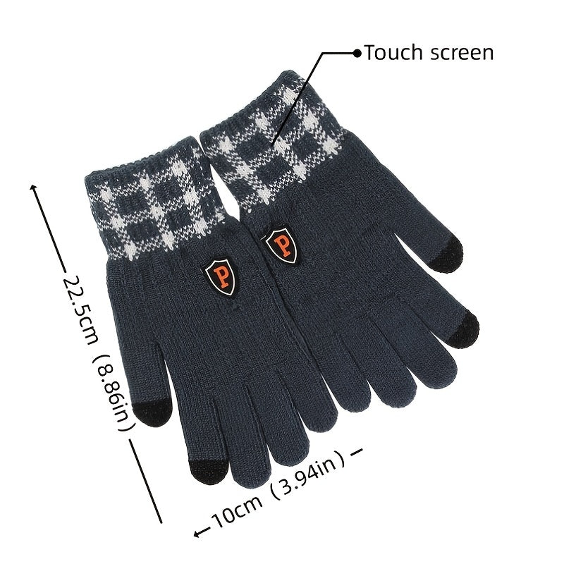 Classic Winter Touch Screen Plush Gloves & Mittens