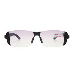 Dual Light Anti Drop Reading Glasses Plastic Frame Unisex