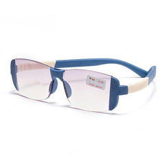 Dual Light Anti Drop Reading Glasses Plastic Frame Unisex