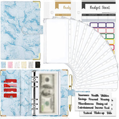 A6 Marble Print Journal Set - Stay Organized & Stylish
