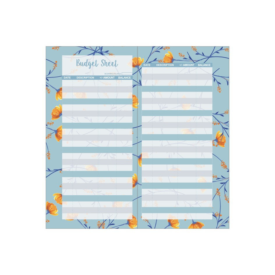 12pcs A6 Spending Tracker Budget Sheets